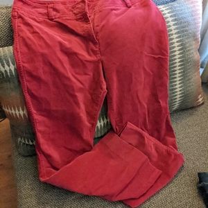Dark Pink/Red velour pants
